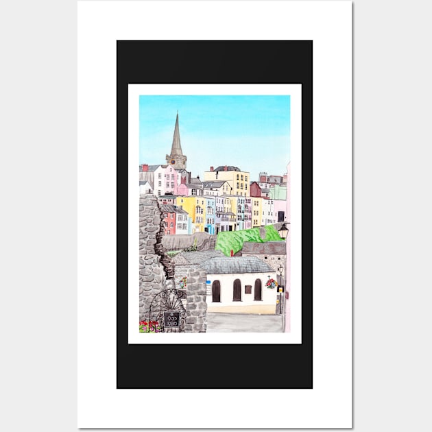 Tenby Wales Wall Art by NorrskenArt